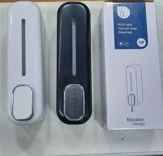 β¨ Wall-Mounted Press Soap Dispenser | Manual Liquid Soap & Shampoo Dispenser for Bathroom & Kitchen β¨ ckfn0z-i0