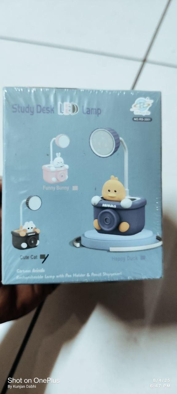 β¨ 3 in 1 Table Lamp with Pen Holder & Sharpener | USB Rechargeable LED Desk Light for Study, Home & Office ckfn0z-i0