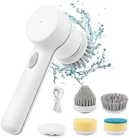 Elvy Kart SwiftScrub™ Pro – 5-in-1 Electric Multi-Cleaning Brush Dropdash