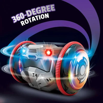 RoboMaxCar 360° Rotation Balance Toy Car for Kids | LED Lights, Music & Fun Stunts ckfn0z-i0
