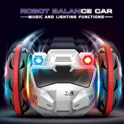 RoboMaxCar 360° Rotation Balance Toy Car for Kids | LED Lights, Music & Fun Stunts ckfn0z-i0