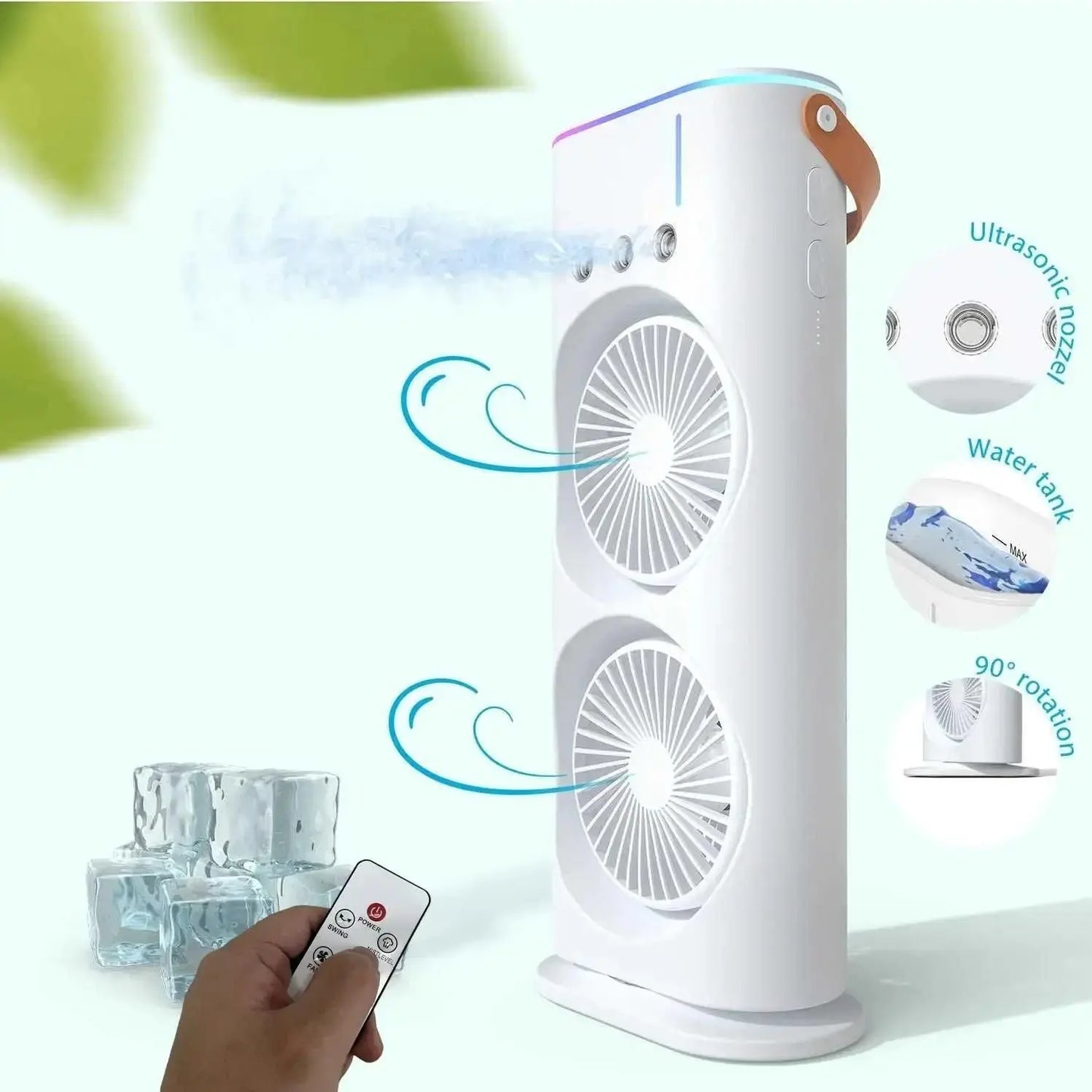 Double-Ended Spray Fan – Portable Mist Cooling Fan with Dual Function ckfn0z-i0