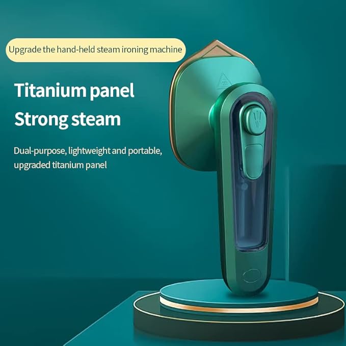 🌿 Micro Steam Iron ✨ Handheld Garment Steamer Dropdash