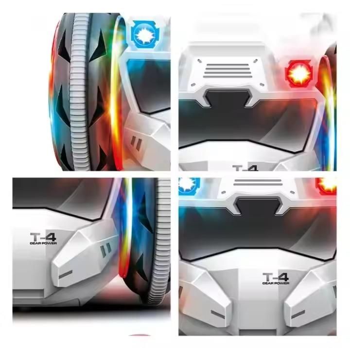 RoboMaxCar 360° Rotation Balance Toy Car for Kids | LED Lights, Music & Fun Stunts ckfn0z-i0