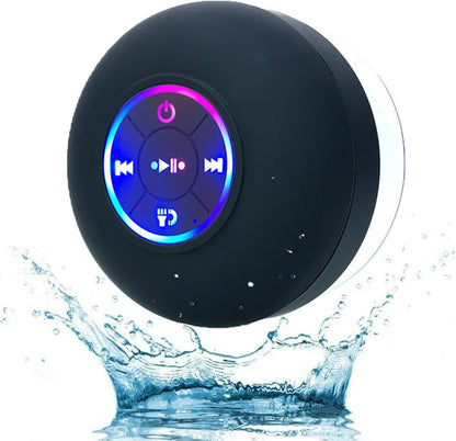 🎶🚿 Mini LED Bluetooth Shower Speaker | Waterproof | Wireless | Suction Cup | Party Lights ✨ ckfn0z-i0