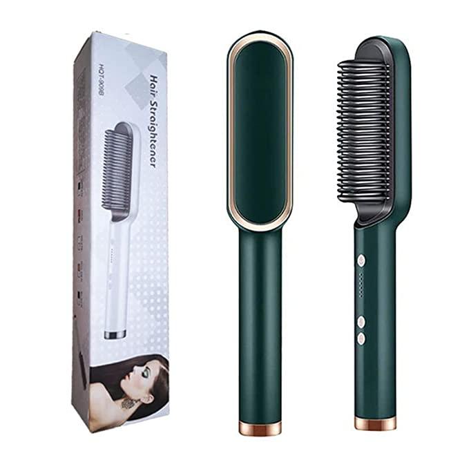 ✨ 3 in 1 Hair Straightener Brush & Comb | Beard Straightener, Anion Massager & Styling Tool ✨ ckfn0z-i0