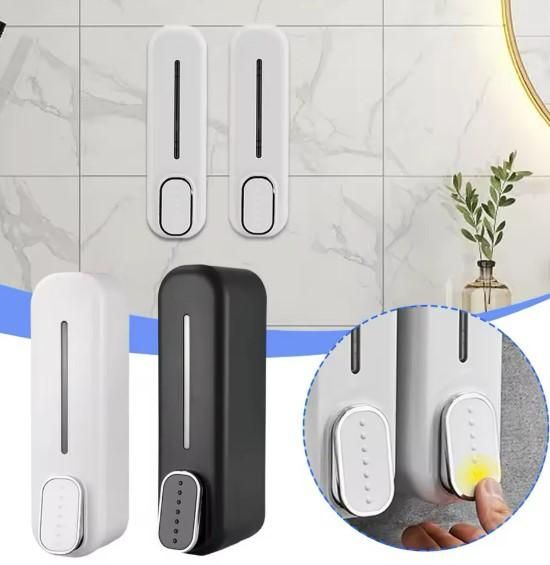 ✨ Wall-Mounted Press Soap Dispenser | Manual Liquid Soap & Shampoo Dispenser for Bathroom & Kitchen ✨ ckfn0z-i0