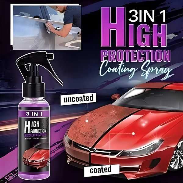 ✨ 3 in 1 High Protection Car Coating Spray (Pack of 2) | Car Cleaning, Polishing & Shine Spray ✨ ckfn0z-i0