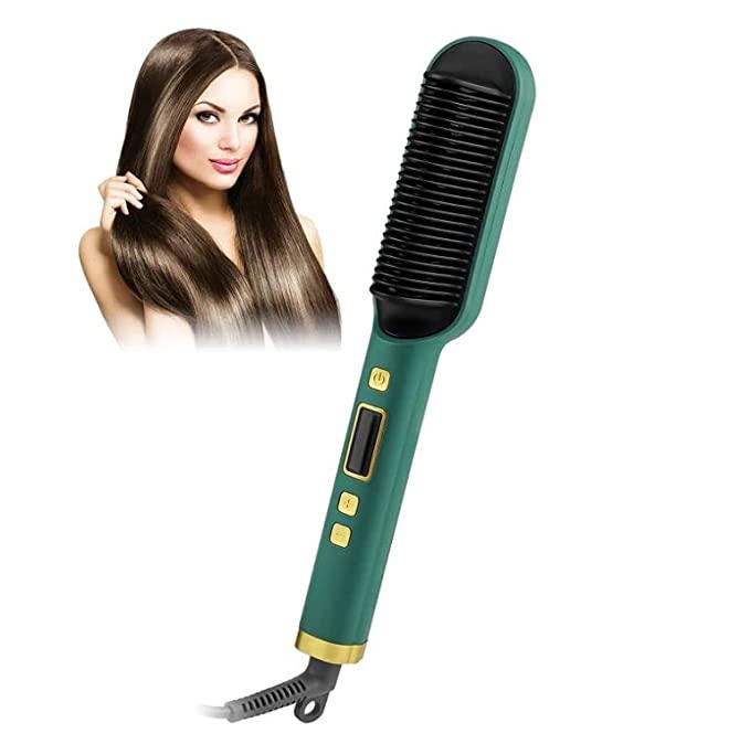 ✨ 3 in 1 Hair Straightener Brush & Comb | Beard Straightener, Anion Massager & Styling Tool ✨ ckfn0z-i0