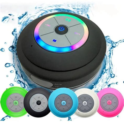 🎶🚿 Mini LED Bluetooth Shower Speaker | Waterproof | Wireless | Suction Cup | Party Lights ✨ ckfn0z-i0