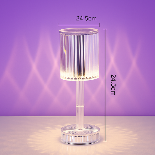 ✨ Premium RGB 16-Color Crystal Acrylic Table Lamp with Remote | Elegant Diamond-Cut Design ✨ ckfn0z-i0