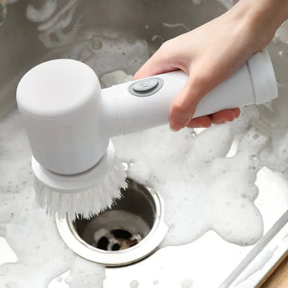 Elvy Kart SwiftScrub™ Pro – 5-in-1 Electric Multi-Cleaning Brush Dropdash